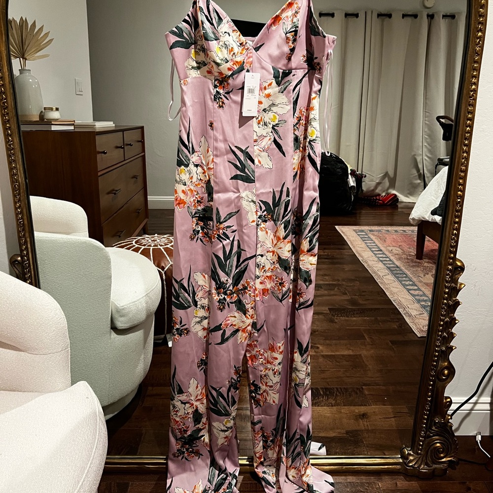 Guess purple floral romper